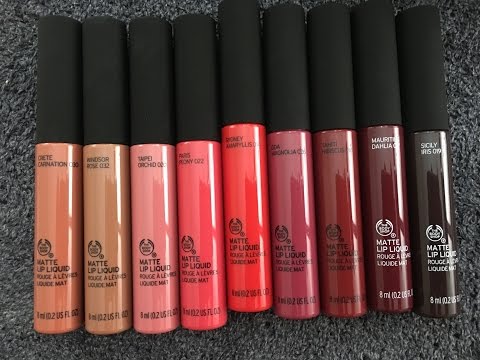 COLOUR CRUSH LIPSTICK SWATCHES - The Body Shop Indo. 