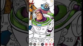 Раскраска по номерам | История игрушек | Colouring by number | Toy story by Disney screenshot 4