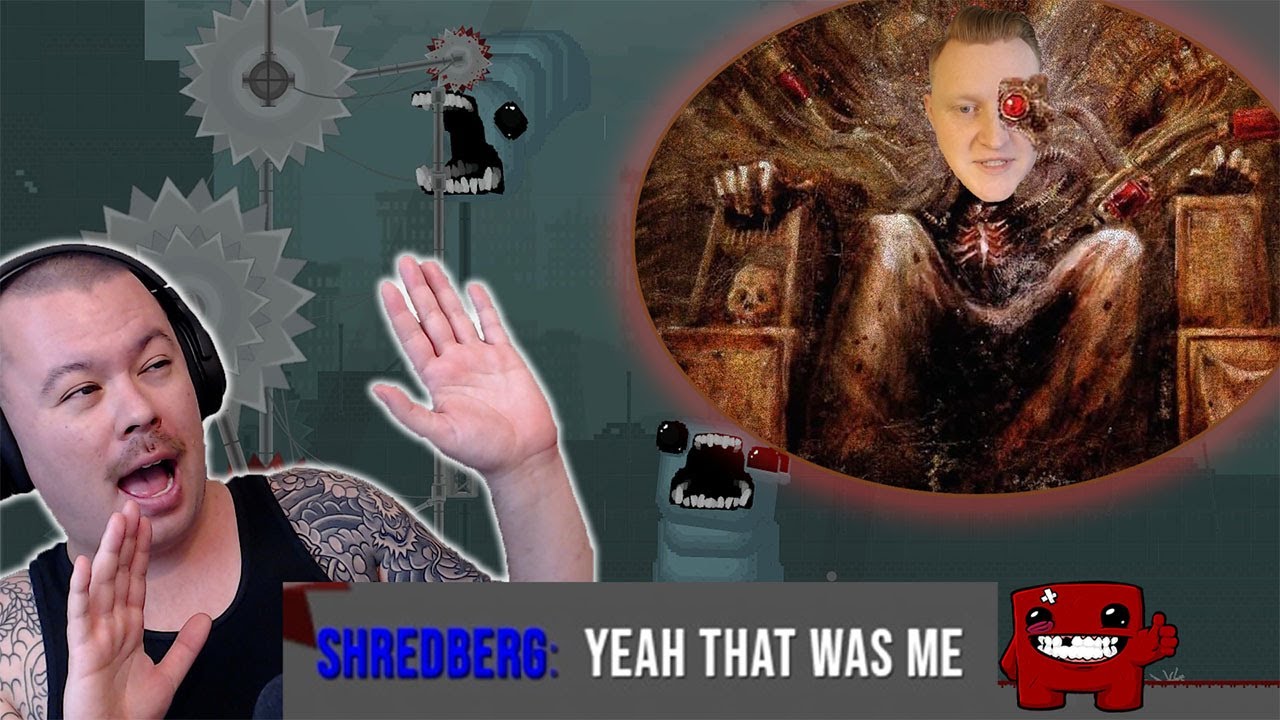 The Super Meat Boy World Record holder was watching and I didn't realize...