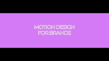 Motion design for brands