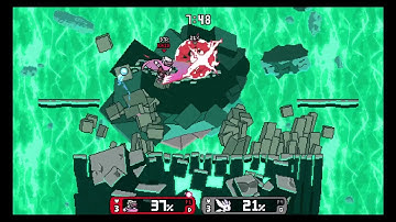 Rivals of Aether: Raid (Clairen) vs CPU LV9 (Ori) 3-0 wash