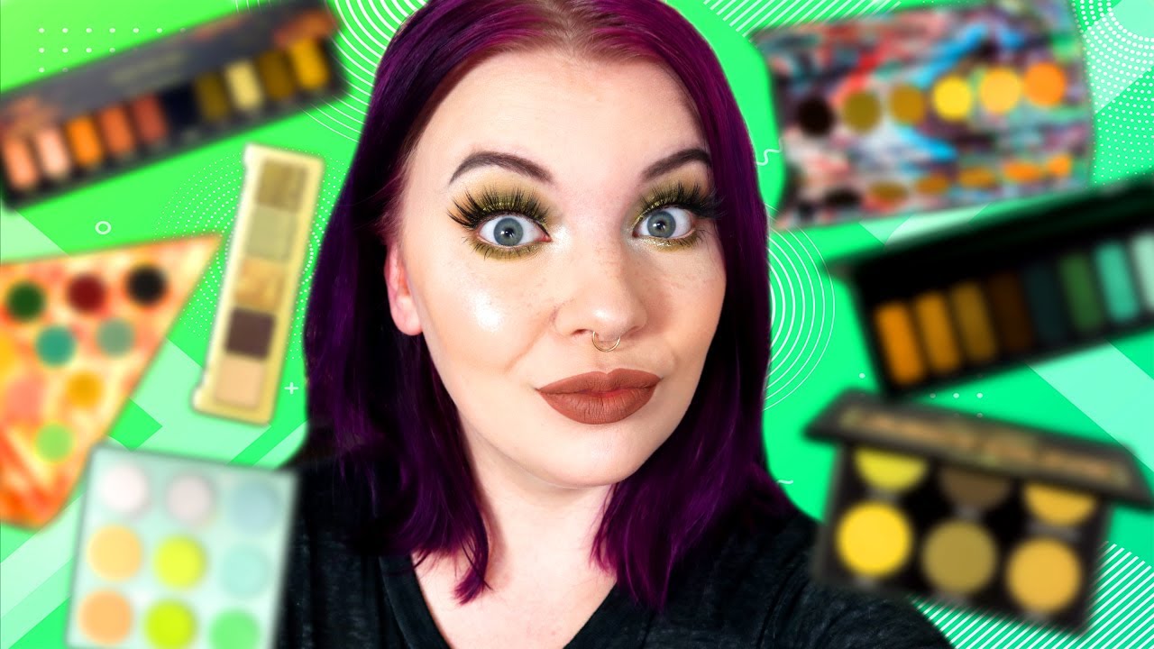 Ranking My Favorite Green Eyeshadow Palettes