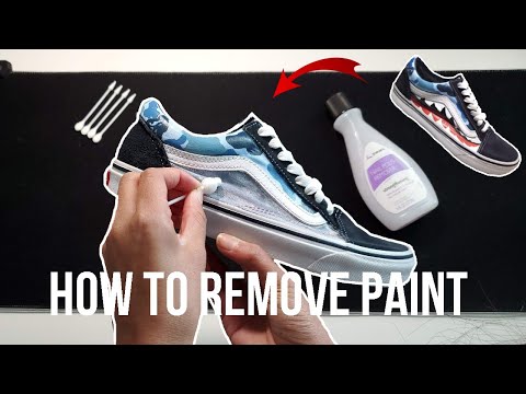 How To Remove Paint From Your Shoes