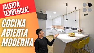 WHITE and WOOD Open Kitchen with Peninsula Cocinas CJR by Cocinas CJR 15,525 views 3 weeks ago 24 minutes