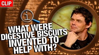 QI | What Were Digestive Biscuits Invented To Help With?