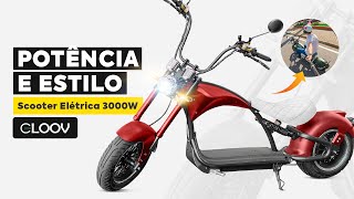 SCOOTER ELÉTRICA 3000W CHOPPER - GLOOV