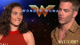 Gal Gadot Bite Her Lips While Looking At Chris Pine