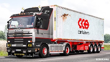 Scania 143m Edit by Ekualizer Open Windows & V8 Sound | ETS2 Mods v1.39