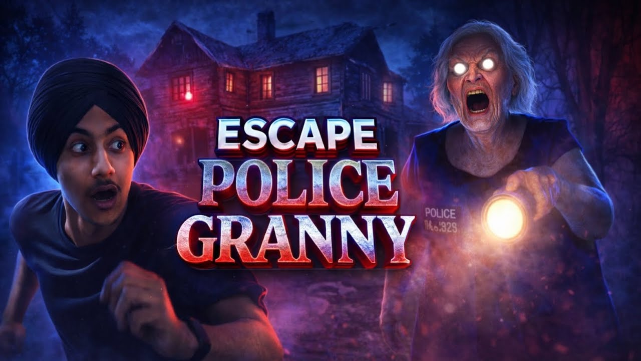 Police Granny Escape | Speed run Escape | Horror Game Granny 😱
