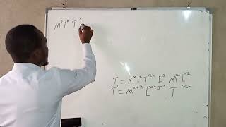 Dimensional analysis ( 7 of 10), finding x, y and z