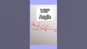 160 Degree Angle | #shorts #short #angle #trending #viral #maths