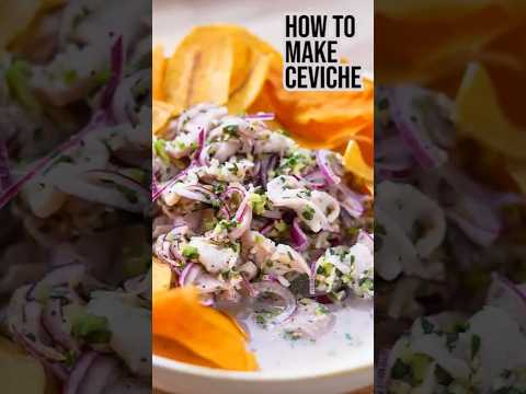 How To Make Ceviche #recipe #seafood #ceviche