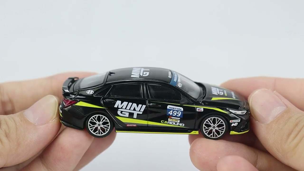 MINI GT 1:64 Hyundai Elantra N #499 Caround Racing Hyundai N-Festival LHD  (MGT00403-L) Diecast