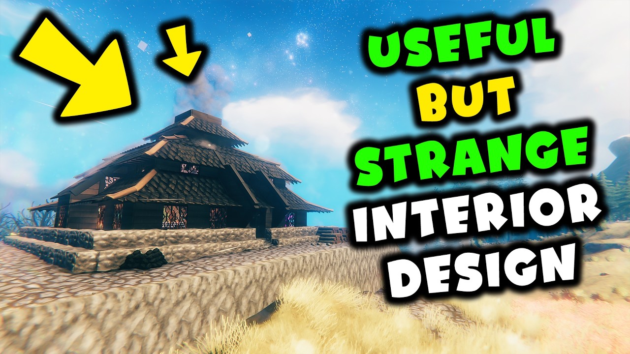 Valheim Inn Design Useful but Strange Interior Design | Valheim - YouTube