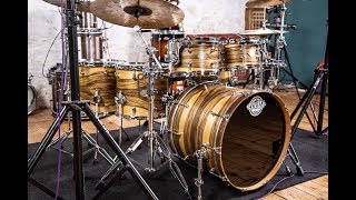 Evetts Drums Spotted Gum Shell Pack & Matching Snare Drum - Drummer's Review