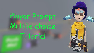 How To Use Player Prompt Multiple Choice  I  Rec Room VR