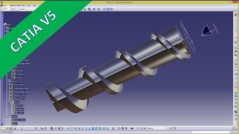 Userwish 2 - Catia v5 GSD Training - Sweep with draft direction and law