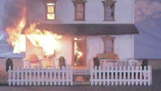 Doll House Full Burn Footage Slow Mo