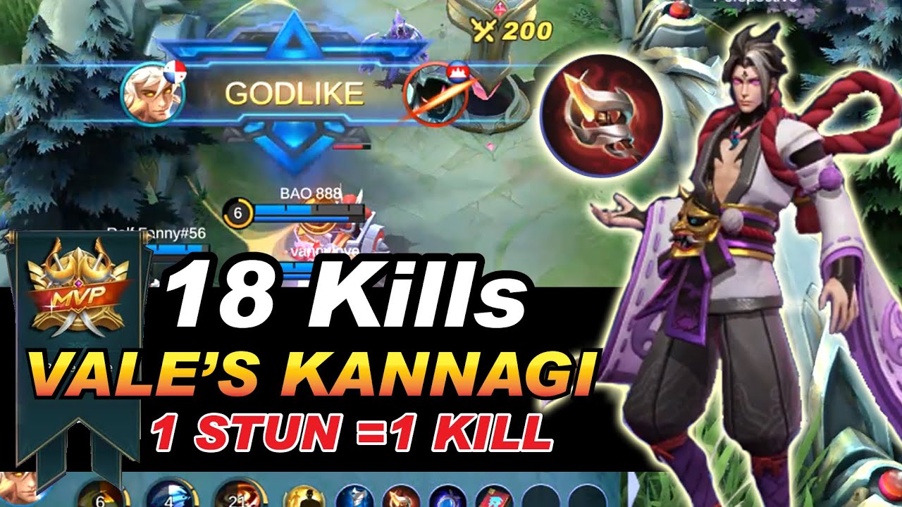 VALE BEST BUILD Emblem Set 2021 | KANNAGI GAMEPLAY New Skin | Mobile
