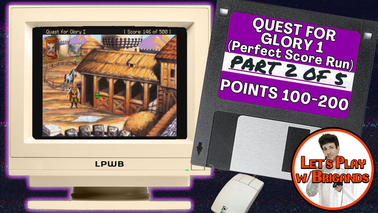 Quest for Glory 1 Perfect Score Magic User Run (Part 2 | Points 100-200)