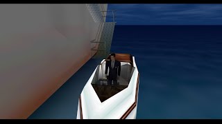 BLIND MAN PLAYS: GoldenEye 007 - Mission 4: Monte Carlo  Part 1: Frigate (Secret Agent) screenshot 4
