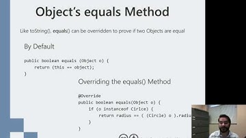 Overriding the equals Method