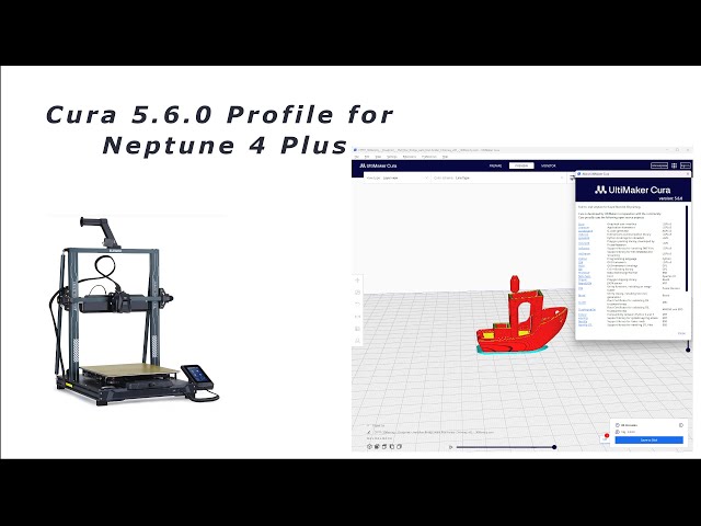 ELEGOO Neptune 4 / 4 pro in Latest Cura 5.5 Full Tutorial. 