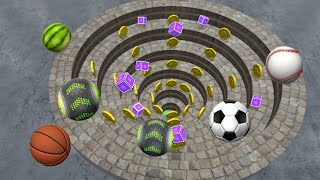 Going Balls VS Subway Surfers - SpeedRun Gameplay Level 1 