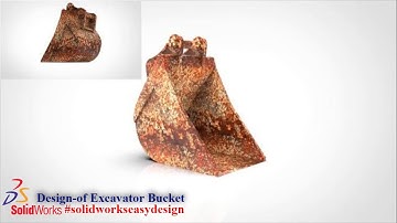 Solidworks Tutorial # 99  | Sketch Excavator Bucket in Solidworks by Solidworks Easy Design