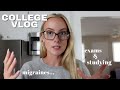 College vlog  midterms  studying