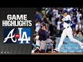 Braves vs dodgers game highlights 5424  mlb highlights