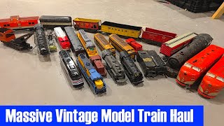 Massive Vintage Model Train Haul