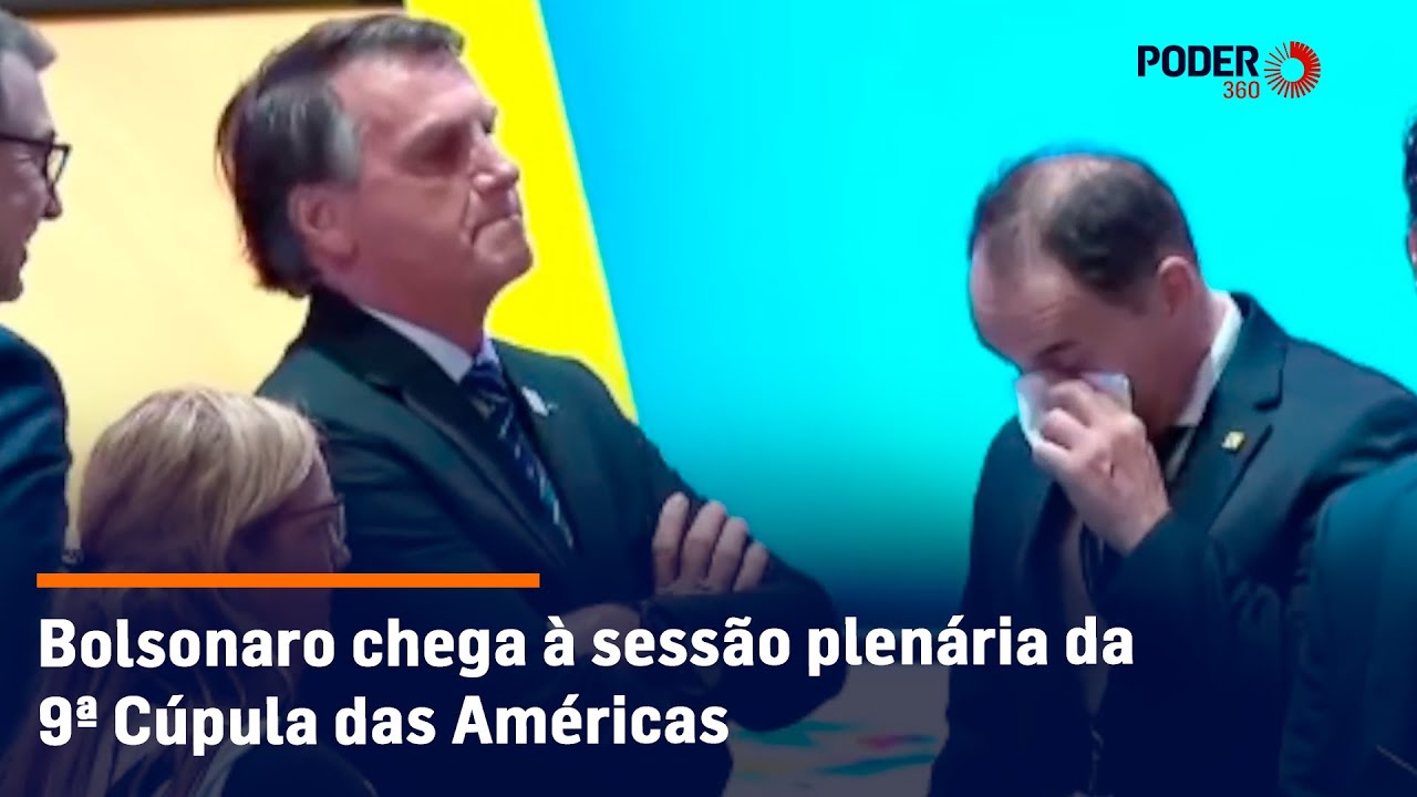 Bolsonaro chega à sessão plenária da 9ª Cúpula das Américas