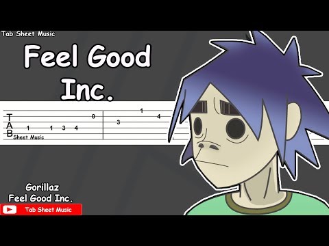 Gorillaz - Feel Good Inc. Guitar Tutorial