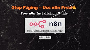 How to Install n8n for FREE | Complete Self-Hosted Setup Guide (No Payment Needed)