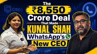 Kunal Shah Becomes Whatsapp Ceo Full Story: Meta Invests ₹8,550 Crore In Cred #shorts #whatsapp
