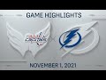 NHL Highlights | Capitals vs. Lightning - Nov. 1, 2021