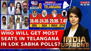 NDA & INDIA Neck To Neck But BRS To Get More Seats In Telangana | Lok Sabha Polls Survey