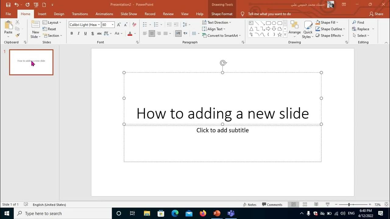 j5 power point. How to add a new slide in PowerPoint YouTube