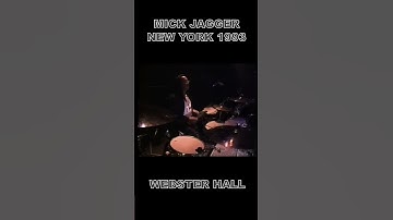 Mick Jagger live Webster Hall 1993 #MickJagger #WebsterHall #Live1993 #ClassicRock #RockLegend