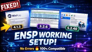 WinPcap , Wireshark And VirtualBox Installation For eNSP !!!
