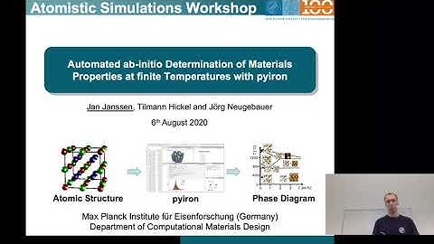 Automated ab-initio Determination of Materials Properties at finite Temperatures with pyiron