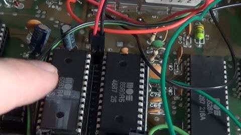 Commodore 64 SID switch mod.