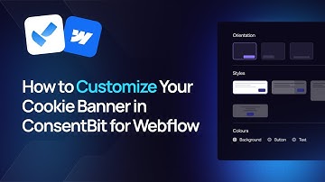 How to Customize Your Cookie Banner in ConsentBit for Webflow | Cookie banner | GDPR | CCPA