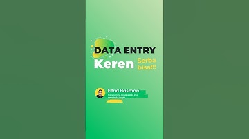 Buat form input super Keren di Excel sangat mudah #excel #data #exceltutorial #turorial