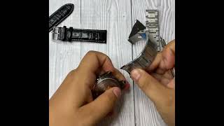 Інструкція «Як замінити металевий браслет на шкіряний ремінець годинника»