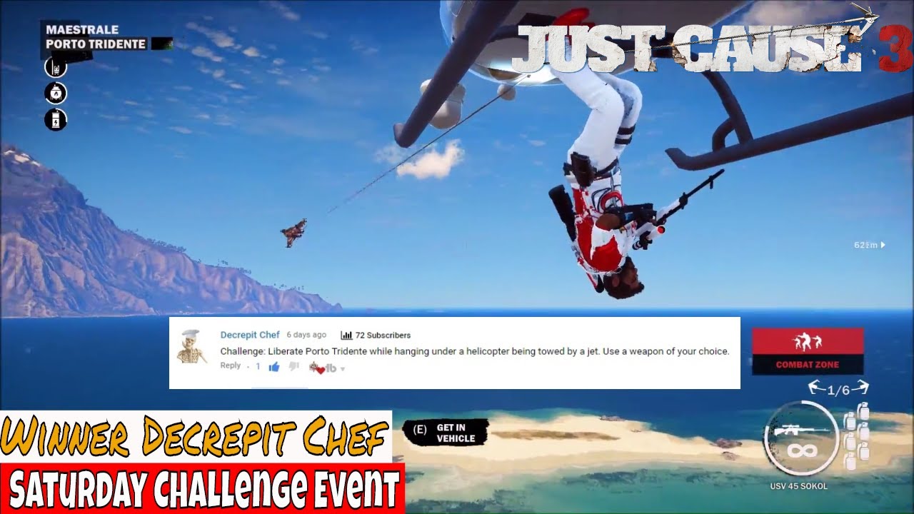 watershed Just Cause 3 Saturday Challenge Event