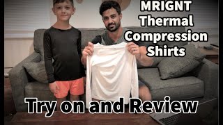 MRIGNT Thermal Compression Shirts - Try on and Review screenshot 5