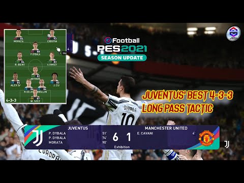 PES 2021 | Taktik umpan panjang 4-3-3 terbaik Juventus