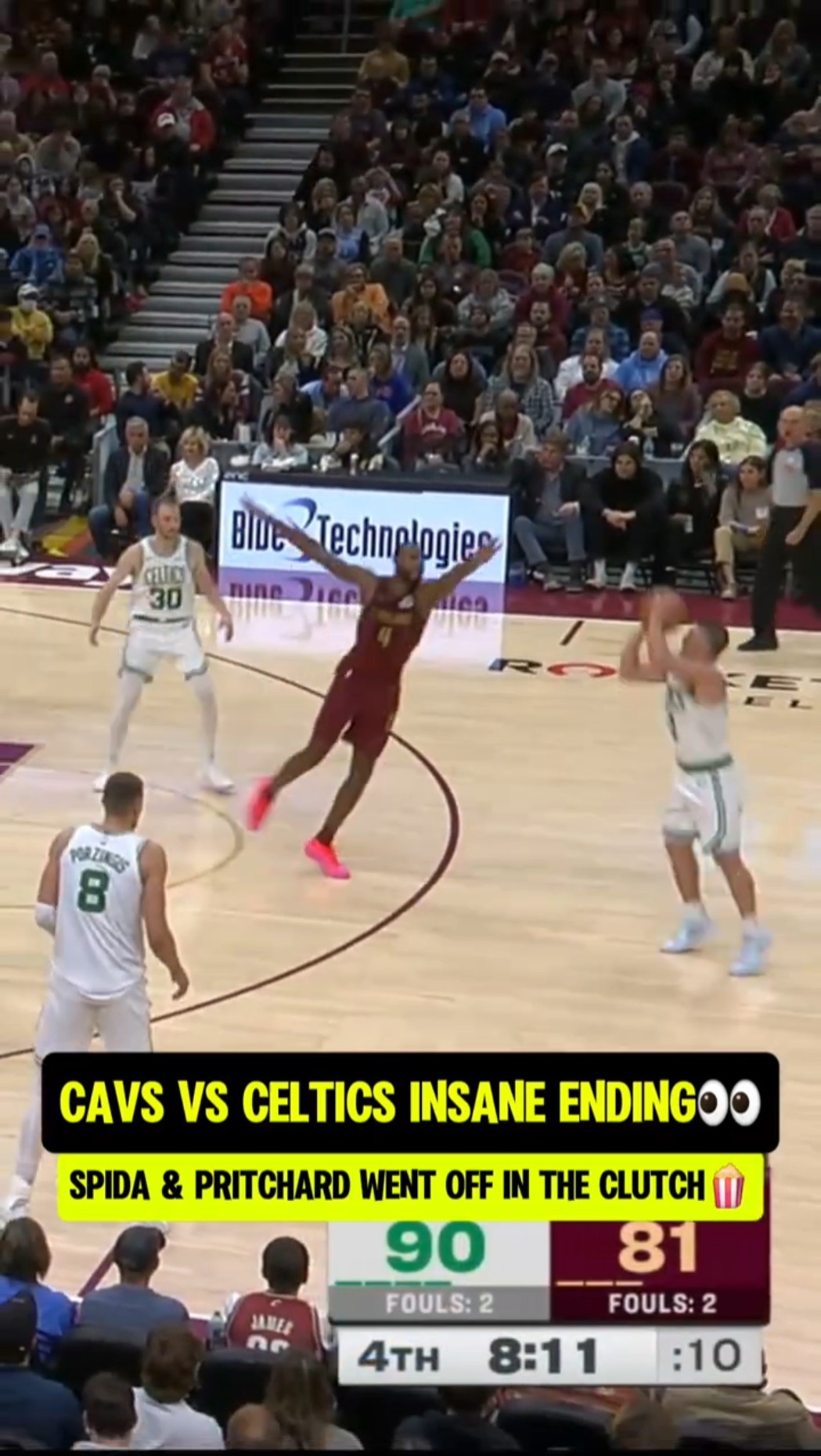 Cavs vs Celtics ending was CRAZY??